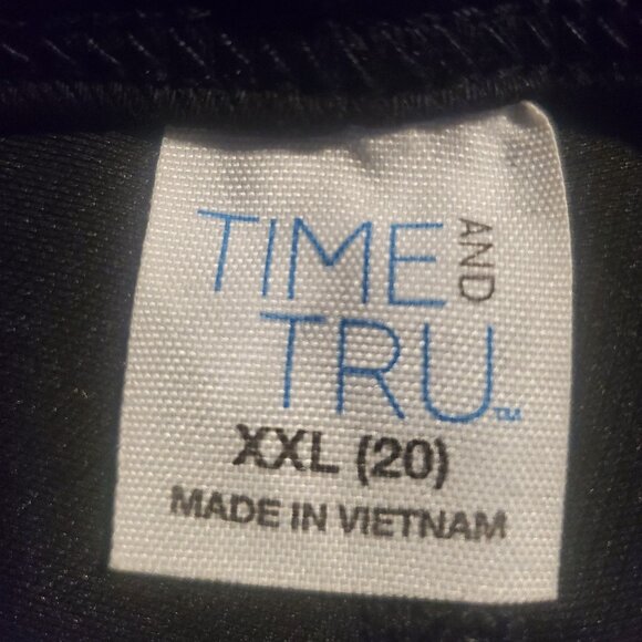 Time And Tru High Rise Capri Jeggings Bundle Of 3 Women's Size XXL - Picture 9 of 11